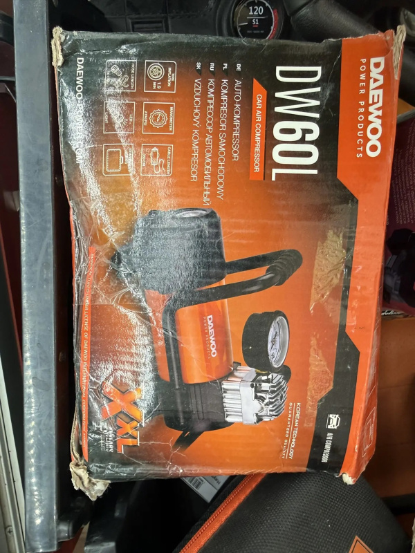 Авто аксессуар Автокомпрессор Daewoo DW-60L